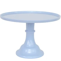 Sale Joyeux Company Large Wedgewood Blue Melamine Cake Stand