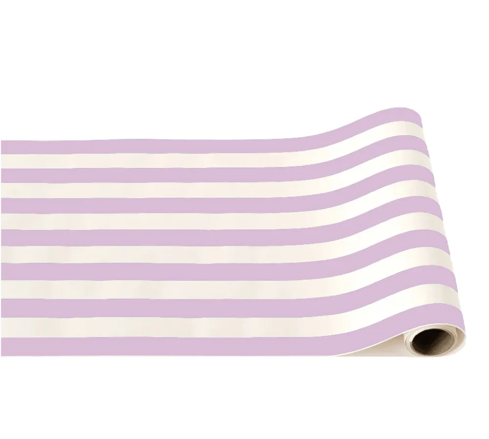 Clearance Bonjour Fete Le Lilac Signature Cabana Stripe Table Runner