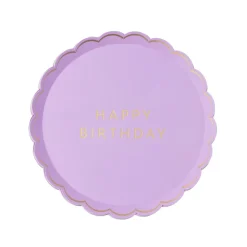 Clearance Bonjour Fete Le Lilac Signature Happy Birthday Small Plates