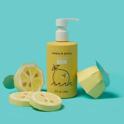 Sale Dabble & Dollop Lemon Bubble Bath, Body Wash & Shampoo