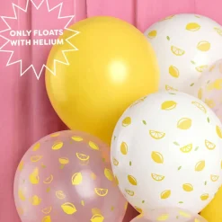 Best xo, Fetti Lemon Printed Latex Balloon Set