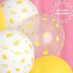 Best xo, Fetti Lemon Printed Latex Balloon Set