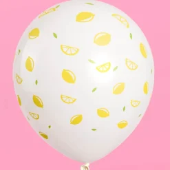 Best xo, Fetti Lemon Printed Latex Balloon Set