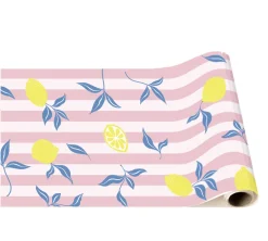 Hot Bonjour Fete Lemon Zest Table Runner