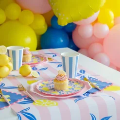 Hot Bonjour Fete Lemon Zest Table Runner