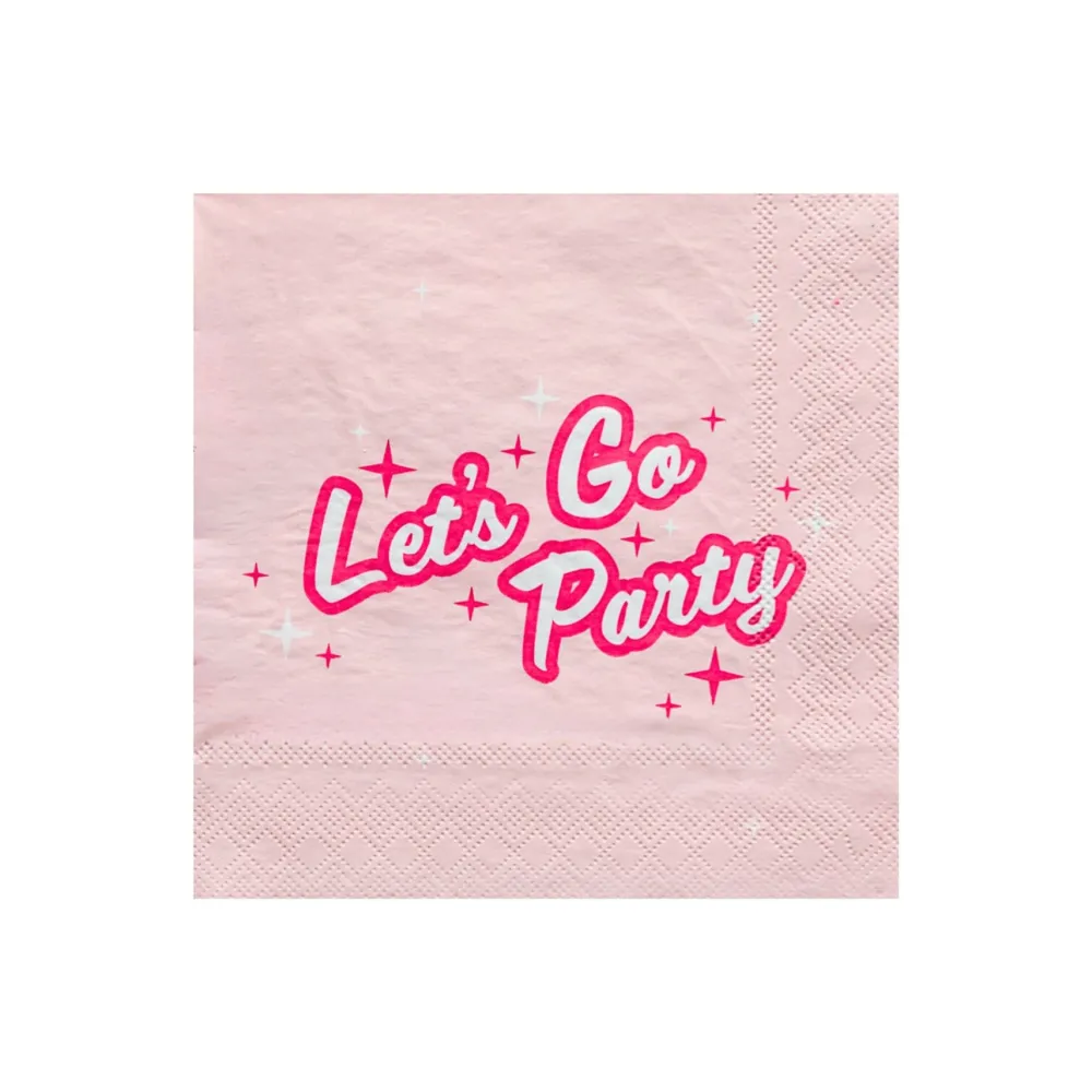 New Bonjour Fete Let's Go Party Napkins