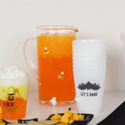 Slant Collections by Creative Brands Let's Hang Frosted Party Cups