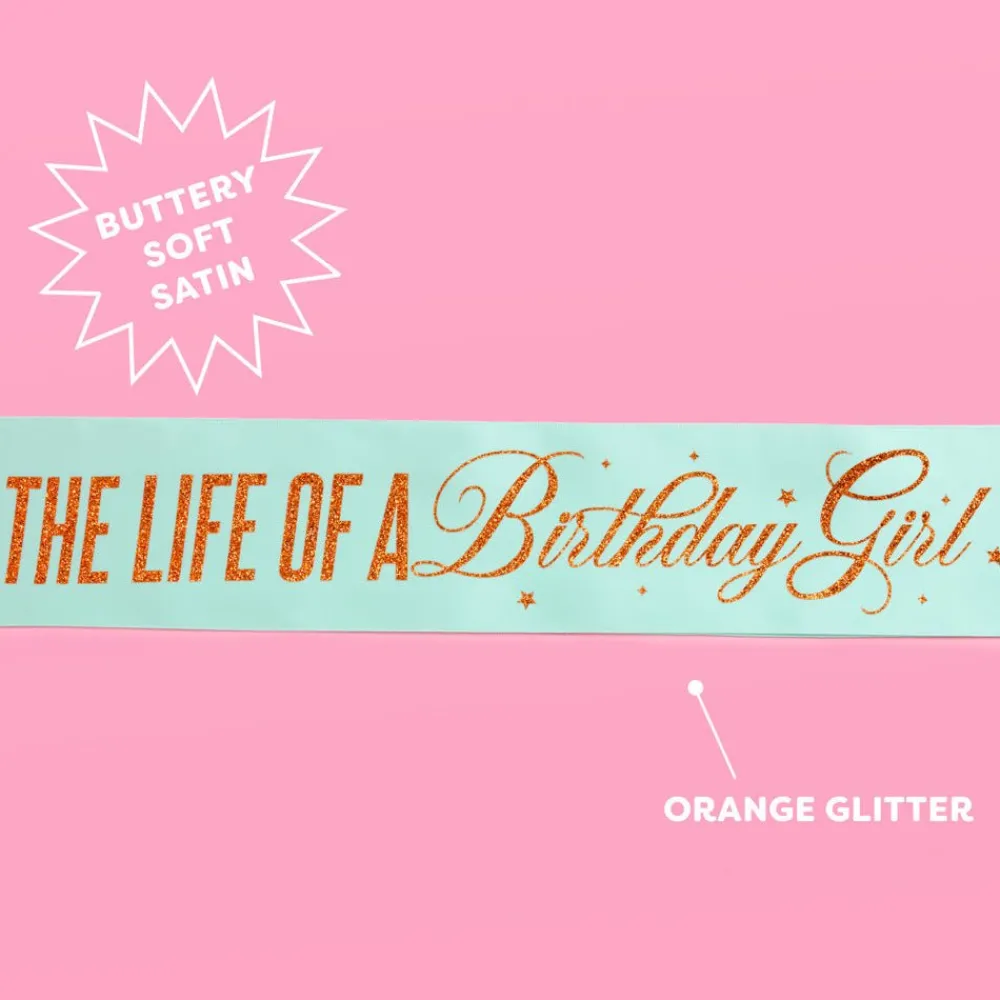 Hot xo, Fetti Life of a Birthday Girl Party Sash