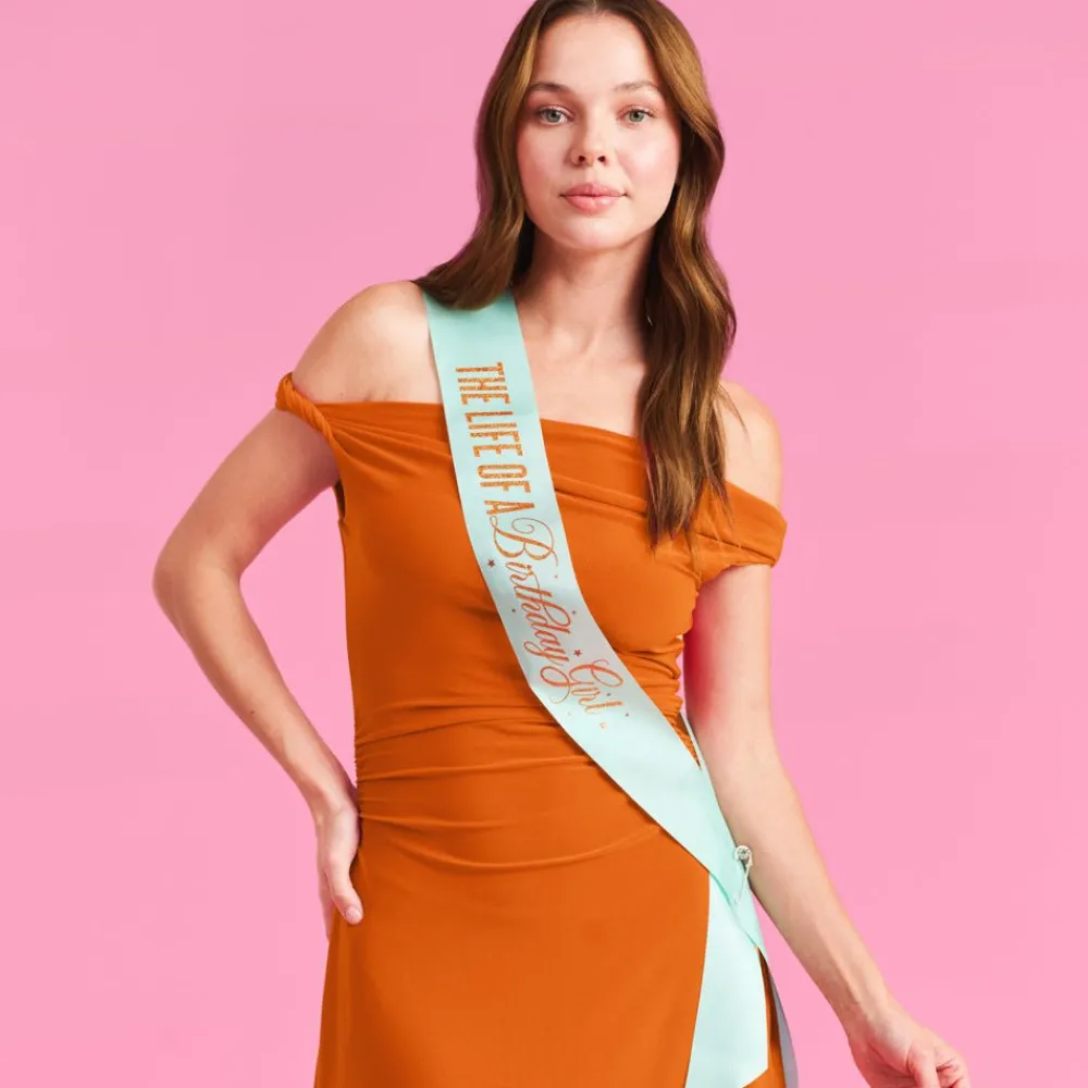 Hot xo, Fetti Life of a Birthday Girl Party Sash