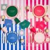 Hot Bonjour Fete Light & Haute Pink Signature Cabana Stripe Guest Towels