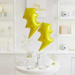Clearance Zoey Christina Lightning Bolt Foil Balloon
