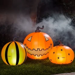 Discount Funboy Light-Up Inflatable Pumpkin Decor, Set of 3