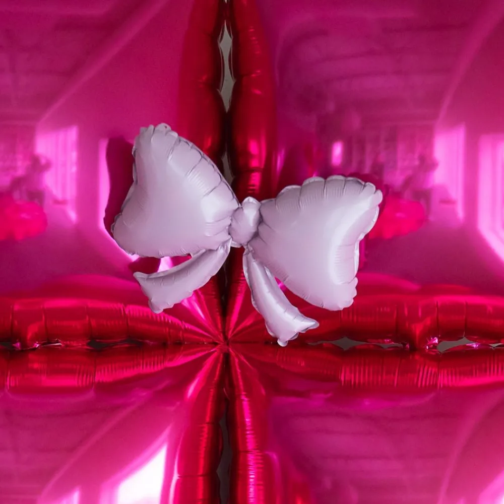 Hot Burst Party Co Lilac Bow Foil Balloon