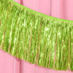 Discount xo, Fetti Lime Green Fringe Banner