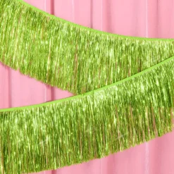Discount xo, Fetti Lime Green Fringe Banner