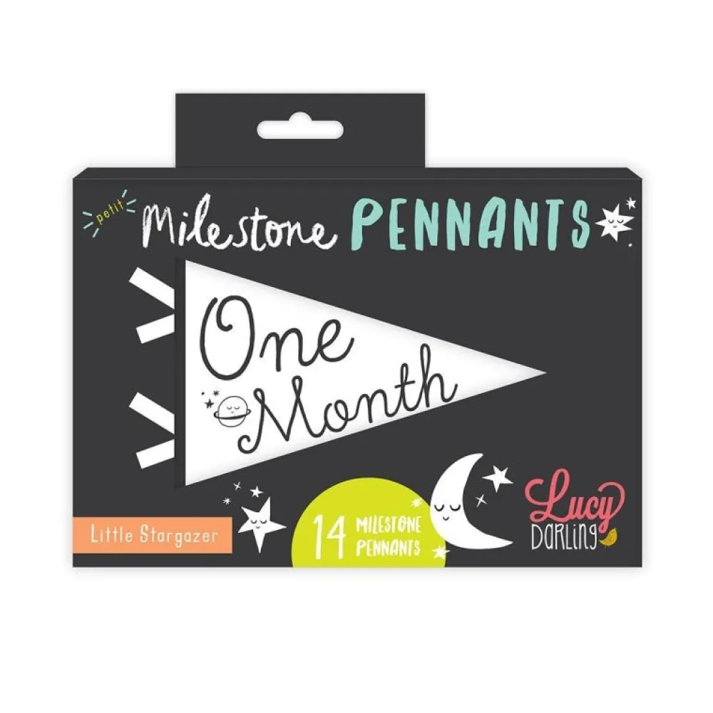 New Lucy Darling Little Stargazer Petit Milestone Pennants