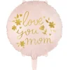 Clearance Party Deco Love You Mom Pink & Gold Balloon