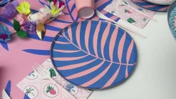 Sale Bonjour Fete Luau Palm Large Plates
