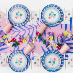 Sale Bonjour Fete Luau Palm Large Plates