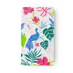 Clearance Bonjour Fete Luau Tropical Bird Guest Towels