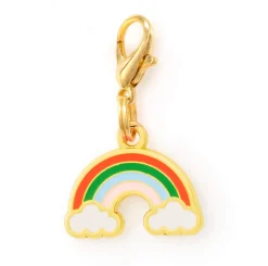 The Foggy Dog Lucky Rainbow Collar Charm Set