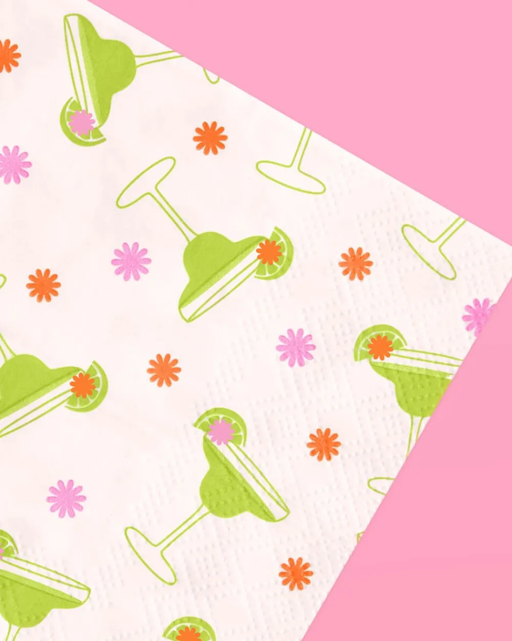 Clearance xo, Fetti Margarita Napkins - 25 paper napkins