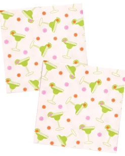 Clearance xo, Fetti Margarita Napkins - 25 paper napkins