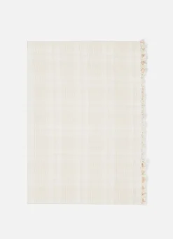 Clearance Heather Taylor Home Marianne Plaid Cream Tablecloth