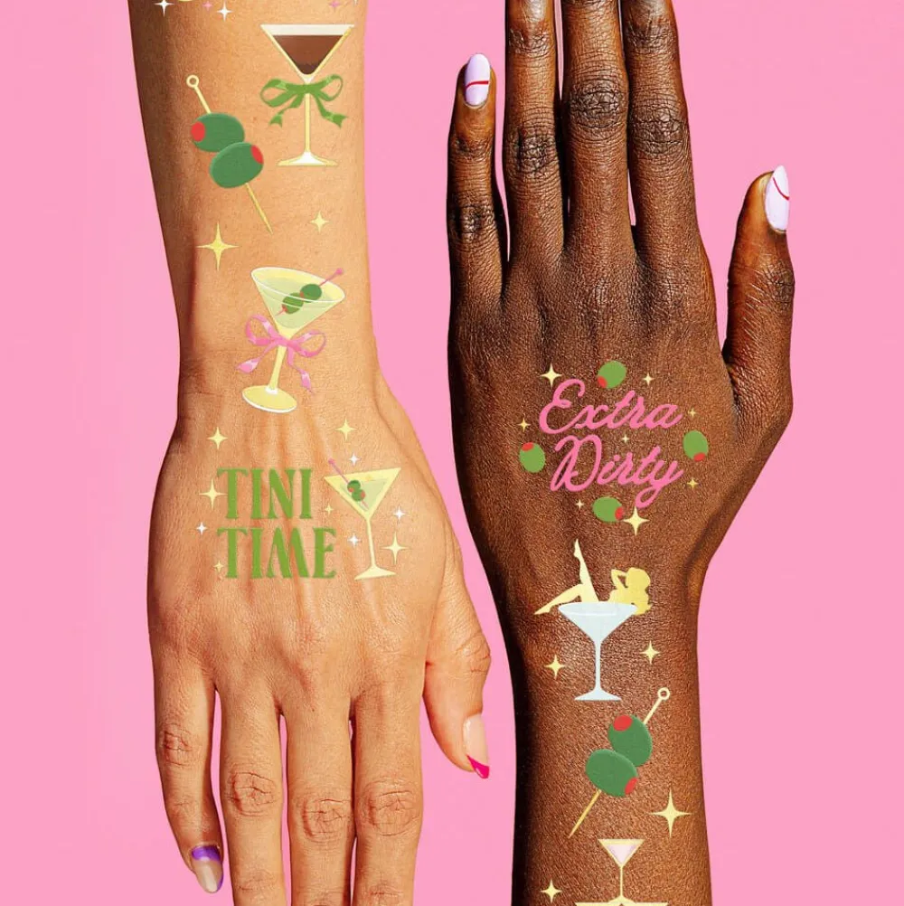 Online xo, Fetti Martini Temporary Tattoos