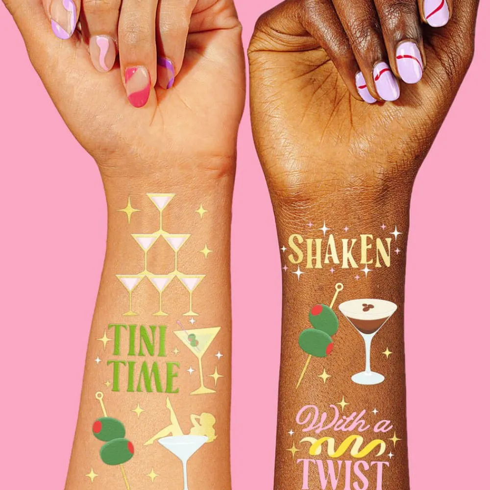 Online xo, Fetti Martini Temporary Tattoos