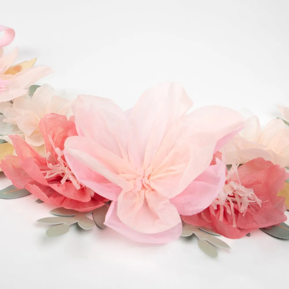 New Meri Meri X Laduree Paris Floral Garland