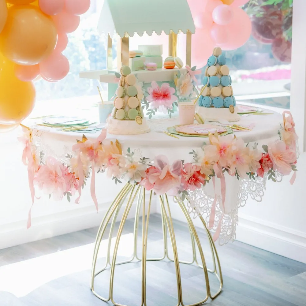 New Meri Meri X Laduree Paris Floral Garland