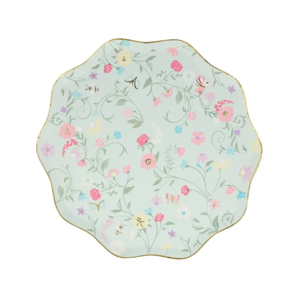 Hot Meri Meri X Laduree Paris Floral Side Plates
