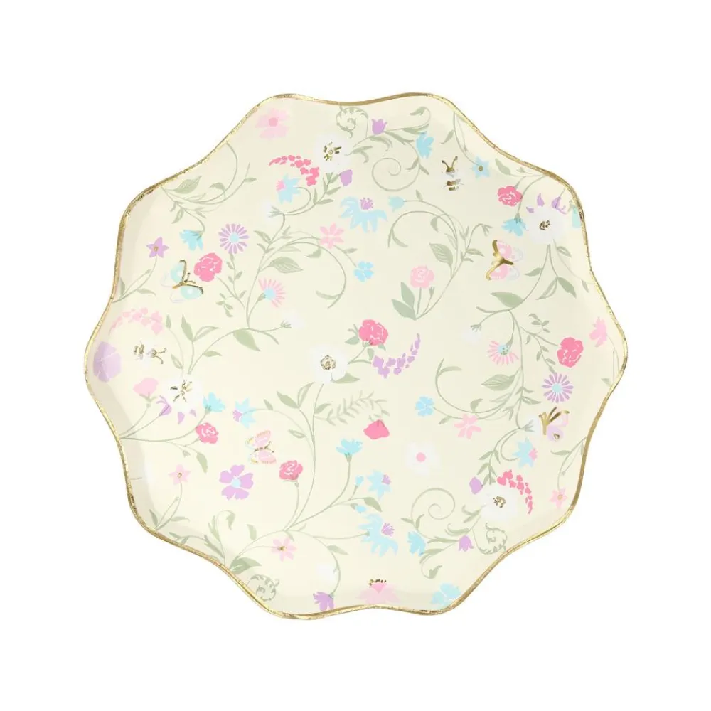 Hot Meri Meri X Laduree Paris Floral Side Plates