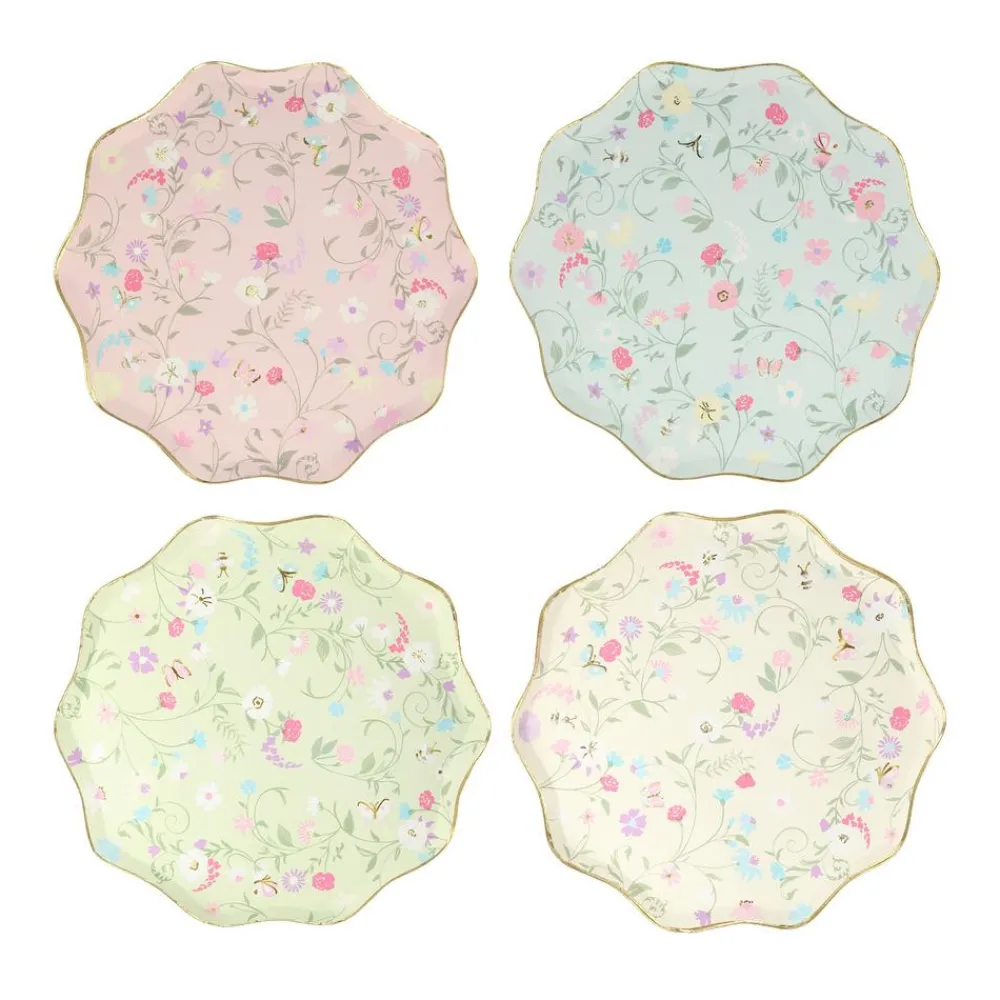 Hot Meri Meri X Laduree Paris Floral Side Plates