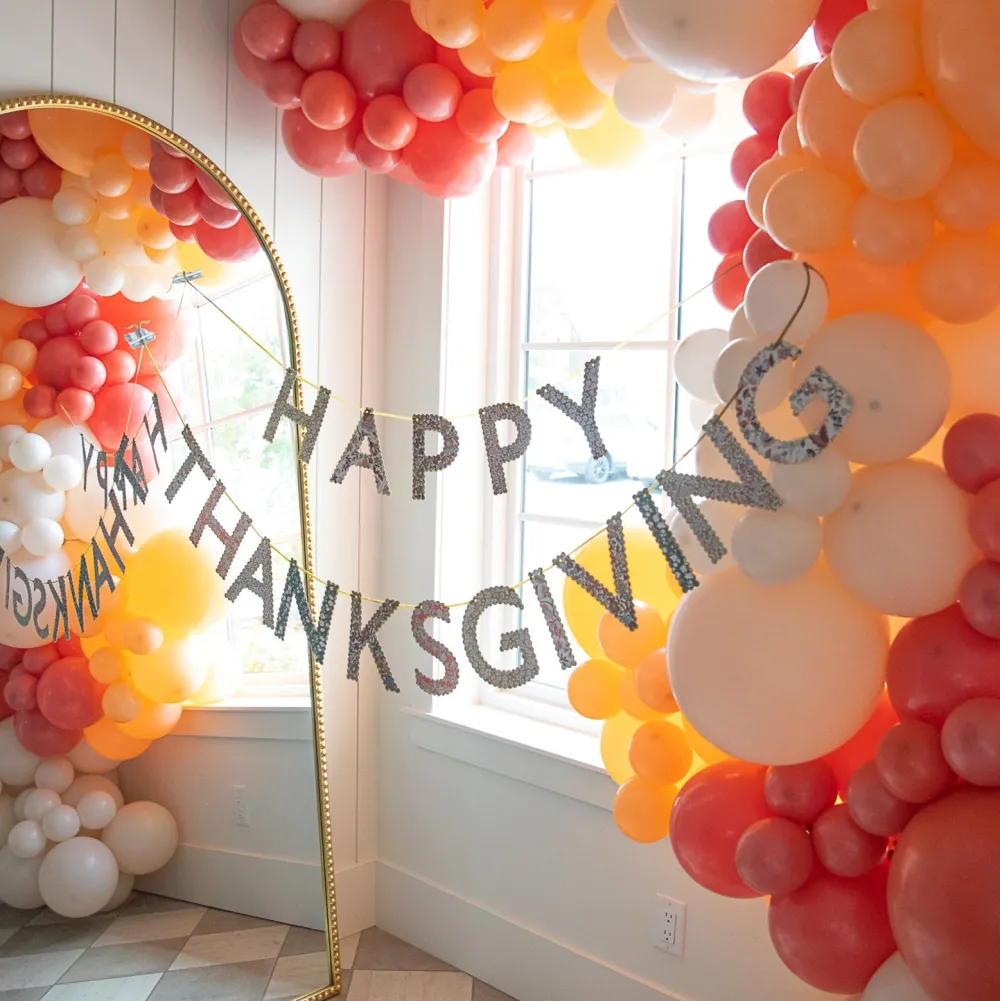 Clearance Meri Meri X Liberty Happy Thanksgiving Banner Garland