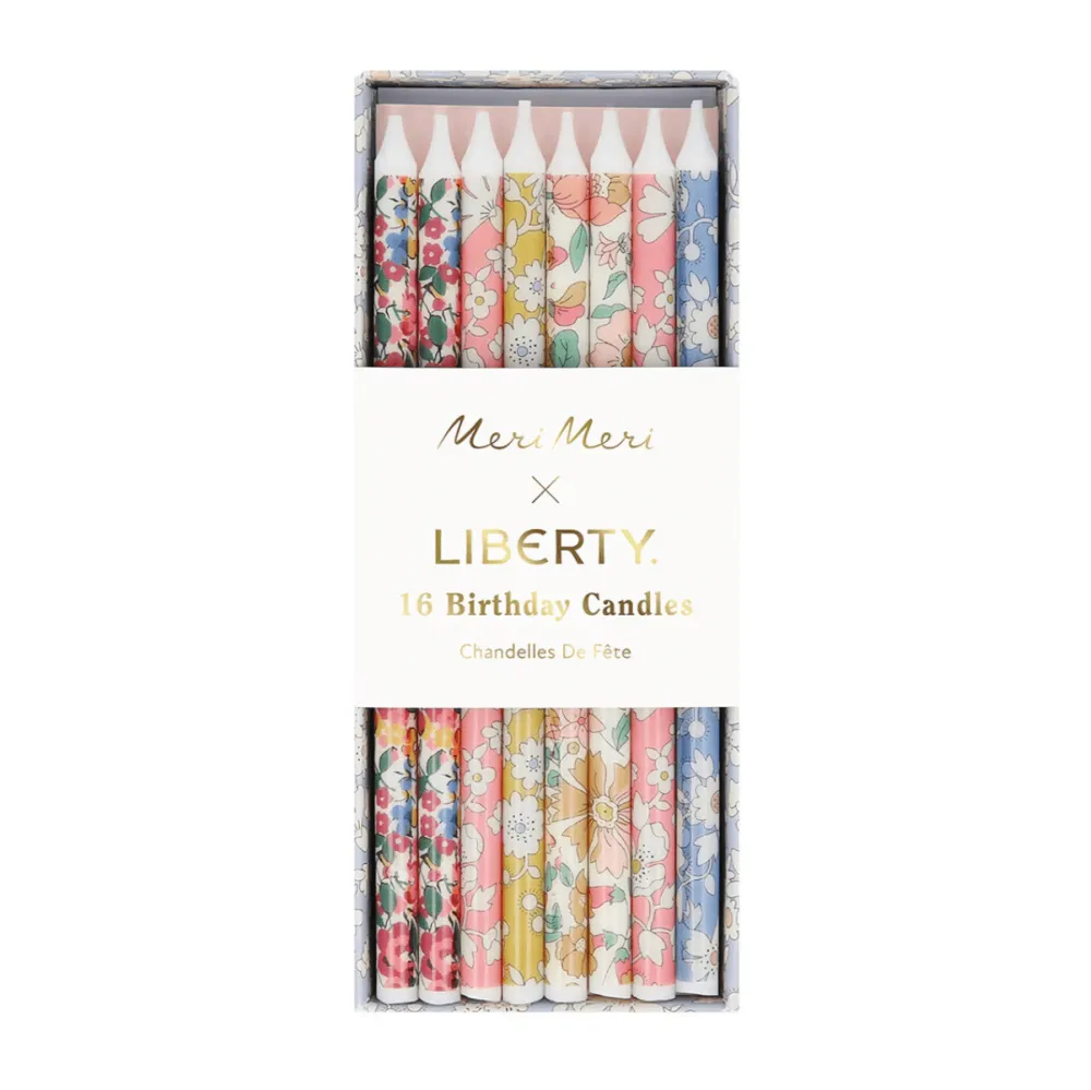 Best Meri Meri X Liberty Mixed Print Party Candles