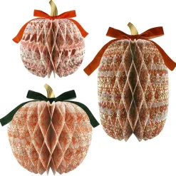 Sale Meri Meri X Liberty Paper Honeycomb Pumpkins