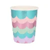 New Meri Meri Mermaid Scalloped Fringe Cups