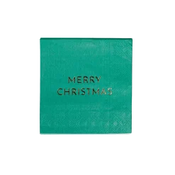 Sale Bonjour Fete Merry Christmas Cocktail Napkins