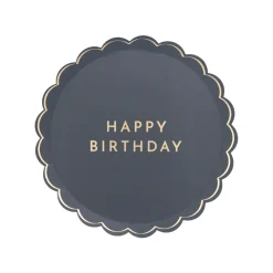 Best Bonjour Fete Midnight Blue Signature Happy Birthday Small Plates