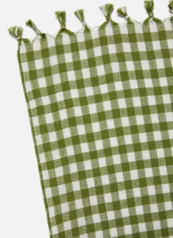 Discount Heather Taylor Home Mini Gingham Olive Tablecloth
