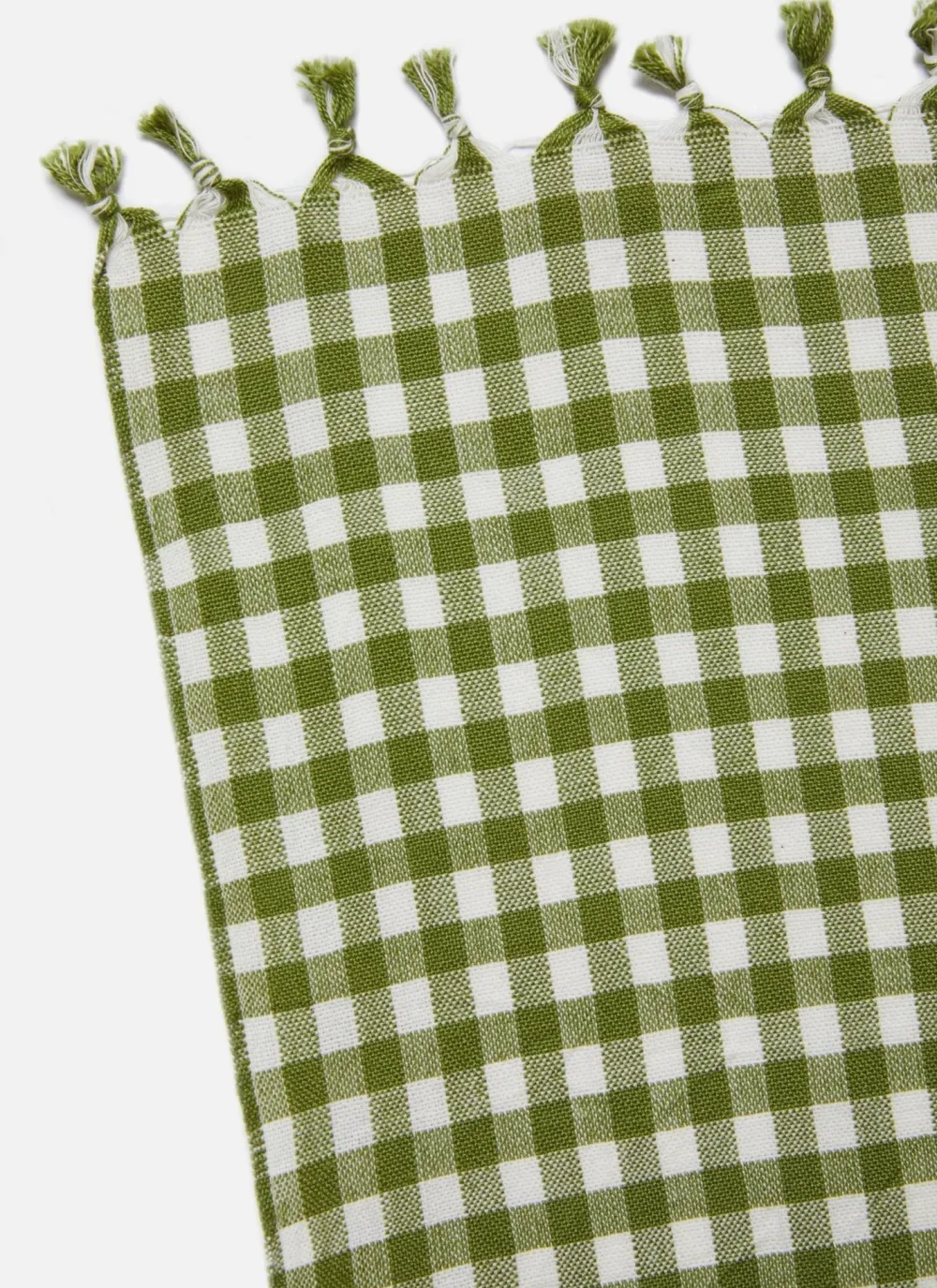Discount Heather Taylor Home Mini Gingham Olive Tablecloth
