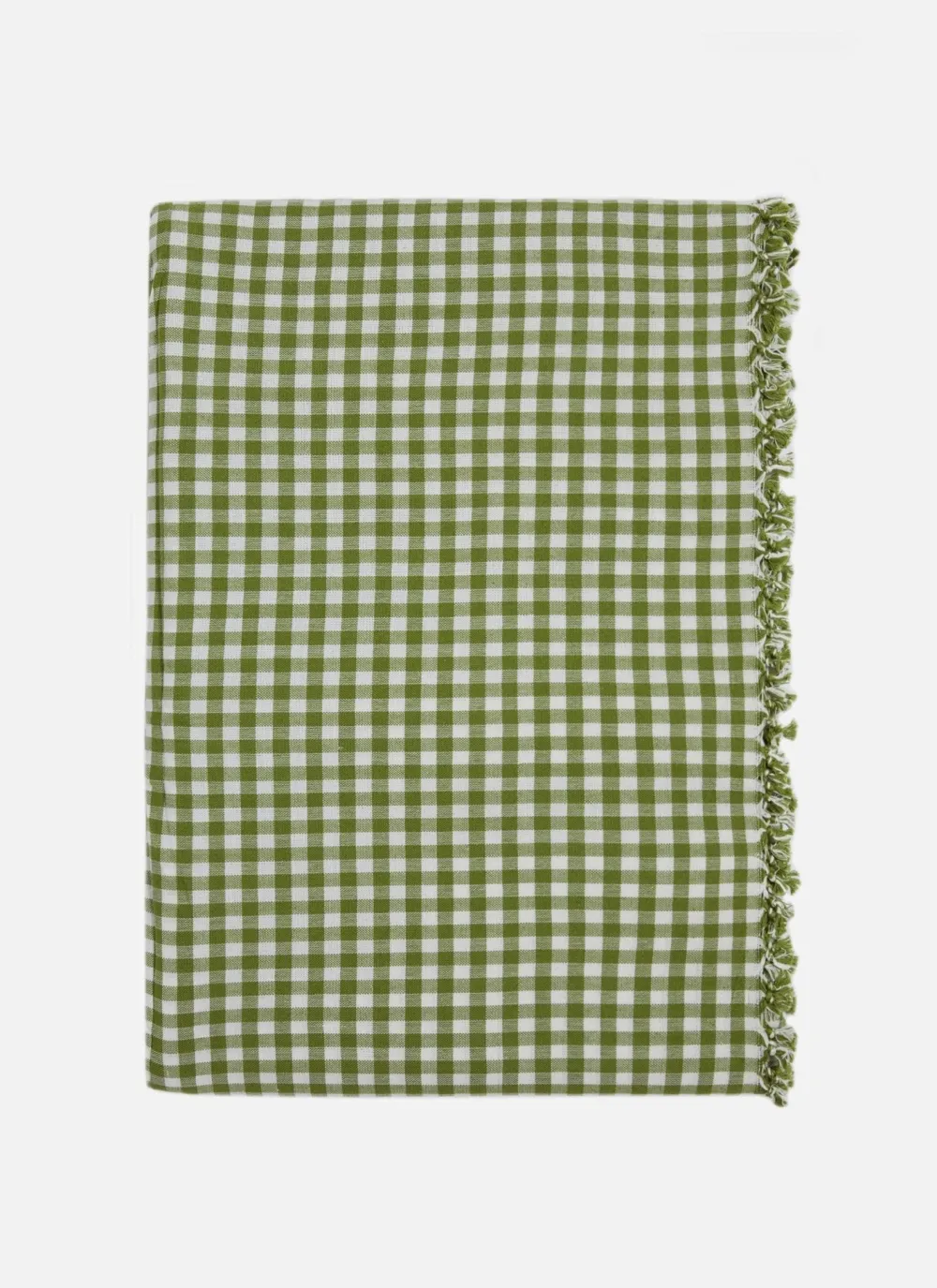 Discount Heather Taylor Home Mini Gingham Olive Tablecloth