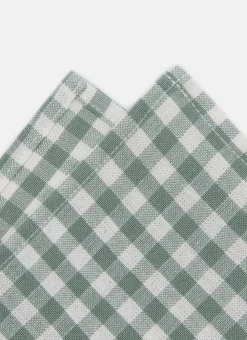 Discount Heather Taylor Home Mini Gingham Sage Napkins