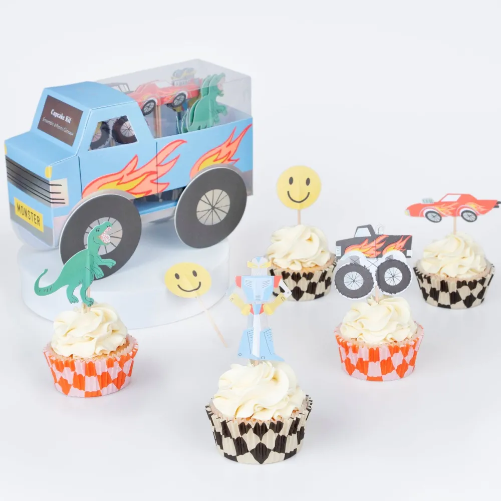 Meri Meri Monster Truck Cupcake Kit