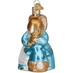 Old World Christmas Mrs. Rabbit And Peter Ornament