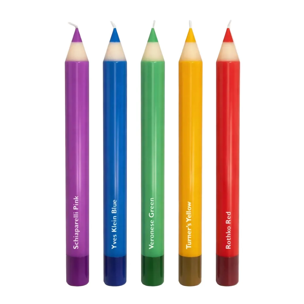 Outlet 54Celsius Multicolor Pencil Taper Candles