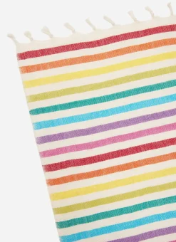 Best Heather Taylor Home Multi Stripe Rainbow Tablecloth