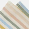 Outlet Heather Taylor Home Multi Stripe Spring Pastel Napkins